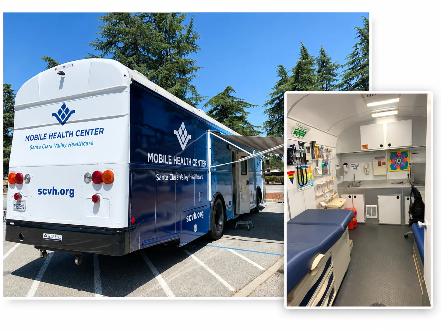 The Santa Clara Valley Healthcare Mobile Health Center at De Anza College